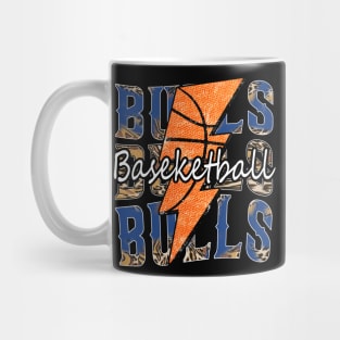 Graphic Basketball Bulls Proud Name Vintage Mug